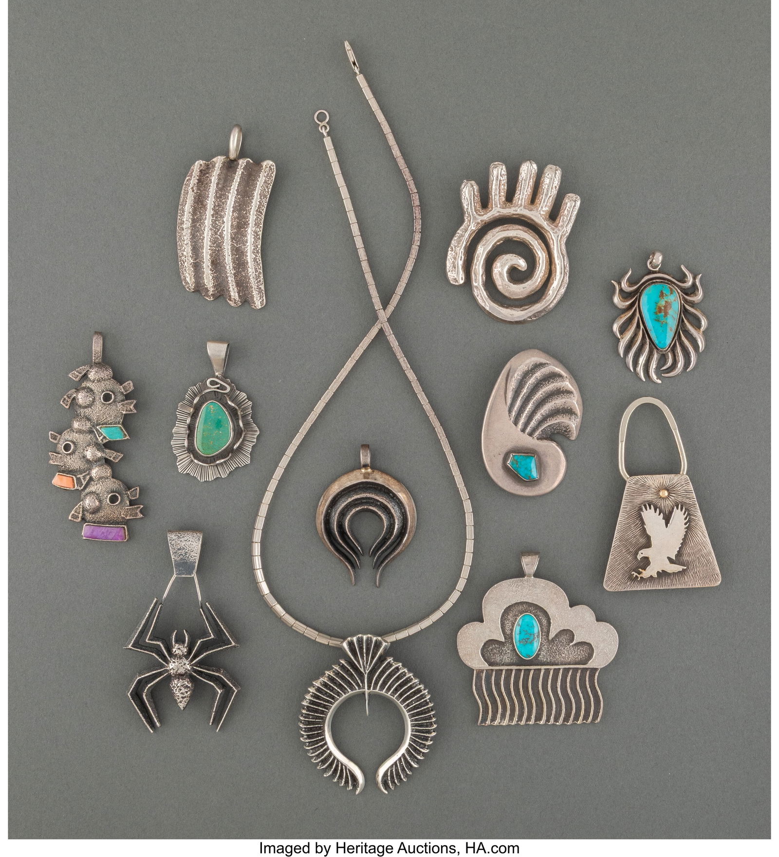 Eleven Southwest Jewelry Items  c. 2000  includi (1 of 2)