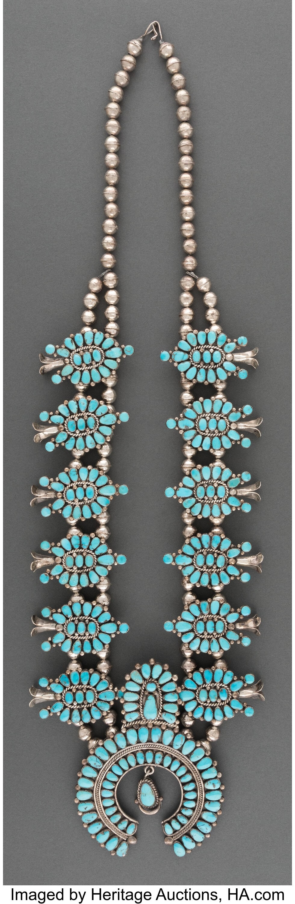 A Zuni Squash Blossom Necklace  Doris and Wayne (1 of 2)