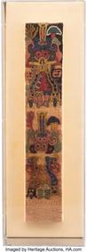 70325: A Proto-Nazca Unfinished Embroidery Sampler for