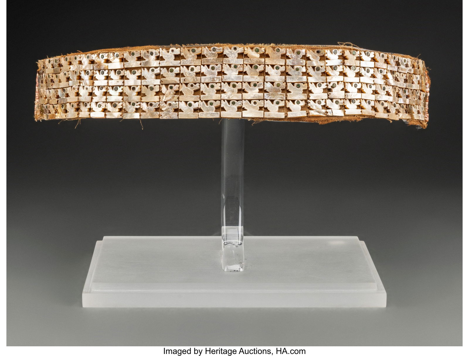 A Nazca Headband  Peru, c. 100- 700 AD  Small cu (1 of 2)