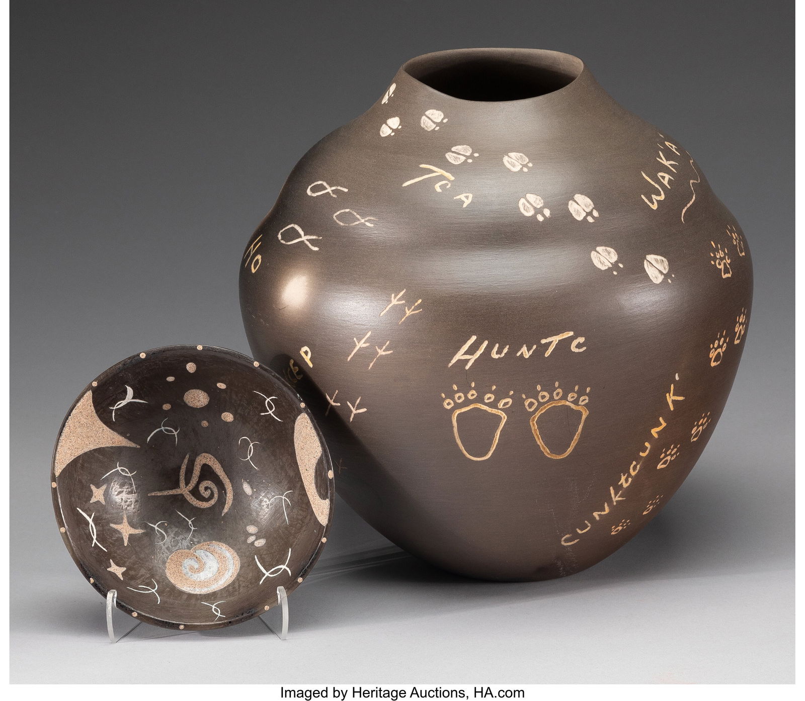 Two Northern Pottery Vessels   c. 1996 and 2014 (1 of 3)