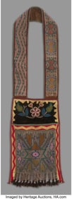70251: A Chippewa Loom-beaded Bandolier Bag c. 1875 v