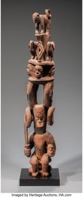 70344: A Monumental Igbo Ikenga Shrine Figure Nigeria,