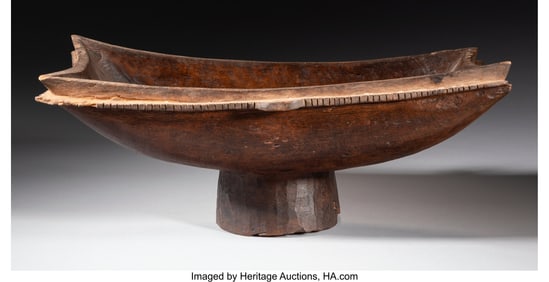 70358: A Micronesian Feast Bowl Possibly Palau or Admi