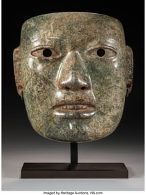 70277: A Magnificent Olmec Mask Gulf Coast, Mexico, c.