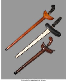 70377: Three Indonesian Ceremonial Daggers, kris Two B