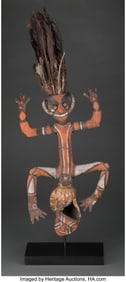 70383: A Malakula Ceremonial Puppet Vanuatu, early 20t