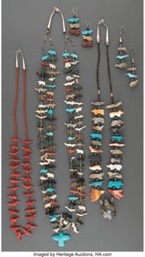 70403: Five Southwest Style Jewelry Items including t