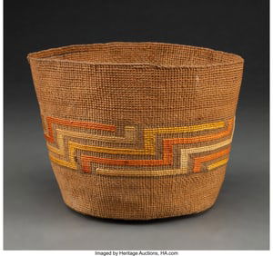70489: A Tlingit Twined Basket Provenance: A Private