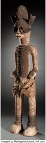 70506: An Igbo Tutelary Guardian Figure Provenance: Pr