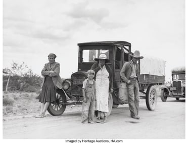 39007: Dorothea Lange (American, 1895-1965) A Group of