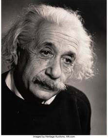 39105: Fred Stein (German, 1909-1967) Albert Einstein,