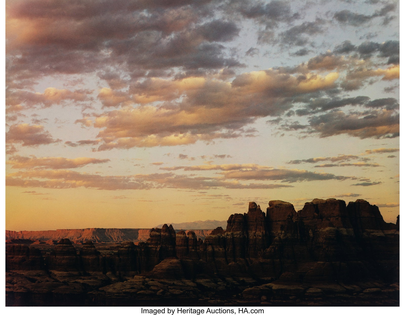 Eliot Furness Porter (American, 1901-1990) Canyo: Eliot Furness Porter (American, 1901-1990) Canyonlands National Park Dye transfer print 13-3/4 x 18 inches (34.9 x 45.7 cm) (image/sheet) Sign