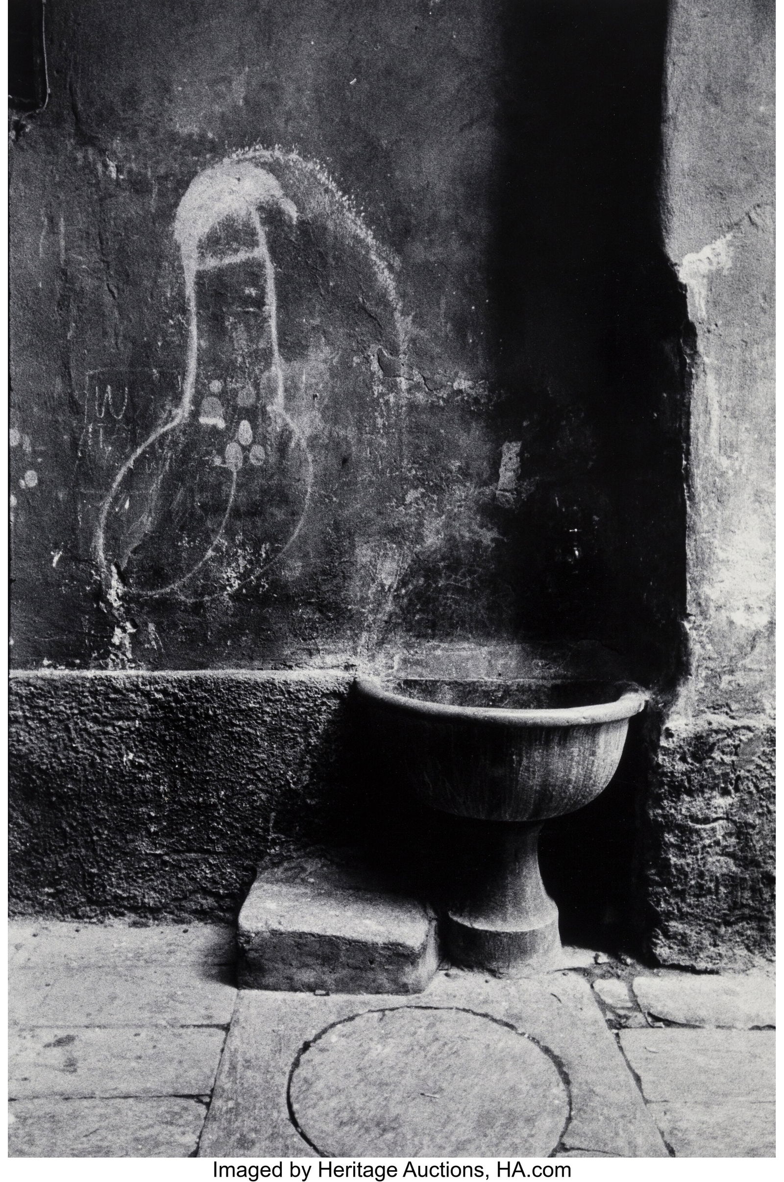 Will McBride (American, 1931-2015) Graffiti, Coc: Will McBride (American, 1931-2015) Graffiti, Cock in Miland, 1982-1985 Gelatin silver print on Agfa paper 21 x 14-1/2 inches (53.3 x 36.8 cm) &l