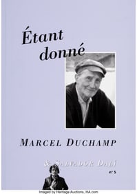 39163: Nat Finkelstein (American, b. 1933) Duchamp & Sa