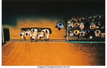 39063: Marvin Newman (American, b. 1927) Night Baseball