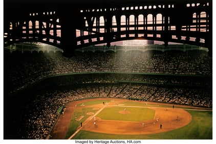 39066: Marvin Newman (American, b. 1927) Night Baseball