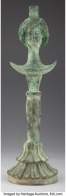 28231&colon; A Bronze Lamp Base after Alberto Giacometti&colon; Tê