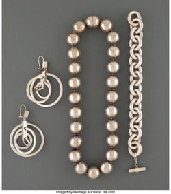28008&colon; A Four-Piece Collection of Antonio Pineda Silver