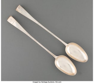28086&colon; A Pair of William Reynolds Hook-Ended Silver Ser