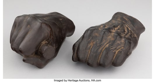28096: Leonard Wells Volk (American, 1828-1895) Hands o