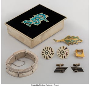 28028: An Eight-Piece Collection of Los Castillo Jewelr