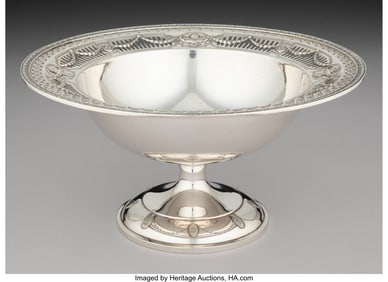 28189&colon; A Mt&period; Vernon Company Silver Compote&comma; Mt&period; Vernon&comma;