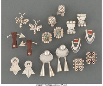 28046: A Collection of Eighteen Latin American Silver E