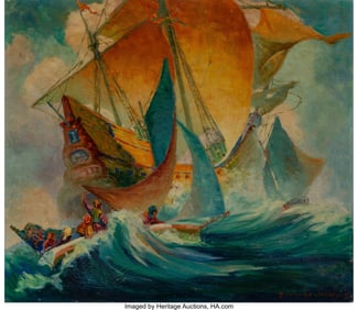 28127: Theodore Jackman (American, 1878-1940) Adventure