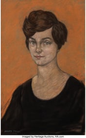28145&colon; Jerome Myers &lpar;American&comma; 1867-1940&rpar; Portrait of a