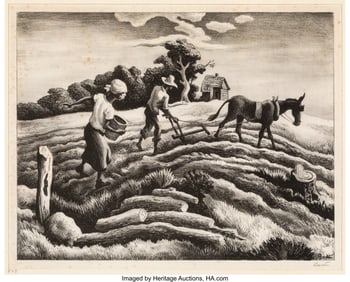 28148&colon; Thomas Hart Benton &lpar;American&comma; 1889-1975&rpar; Plantin