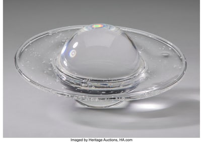 29061: James Noll for Steuben Glass Works Saturn Paperw