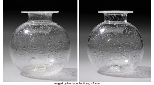 29064: David Dowler for Steuben Glass Works Two Little