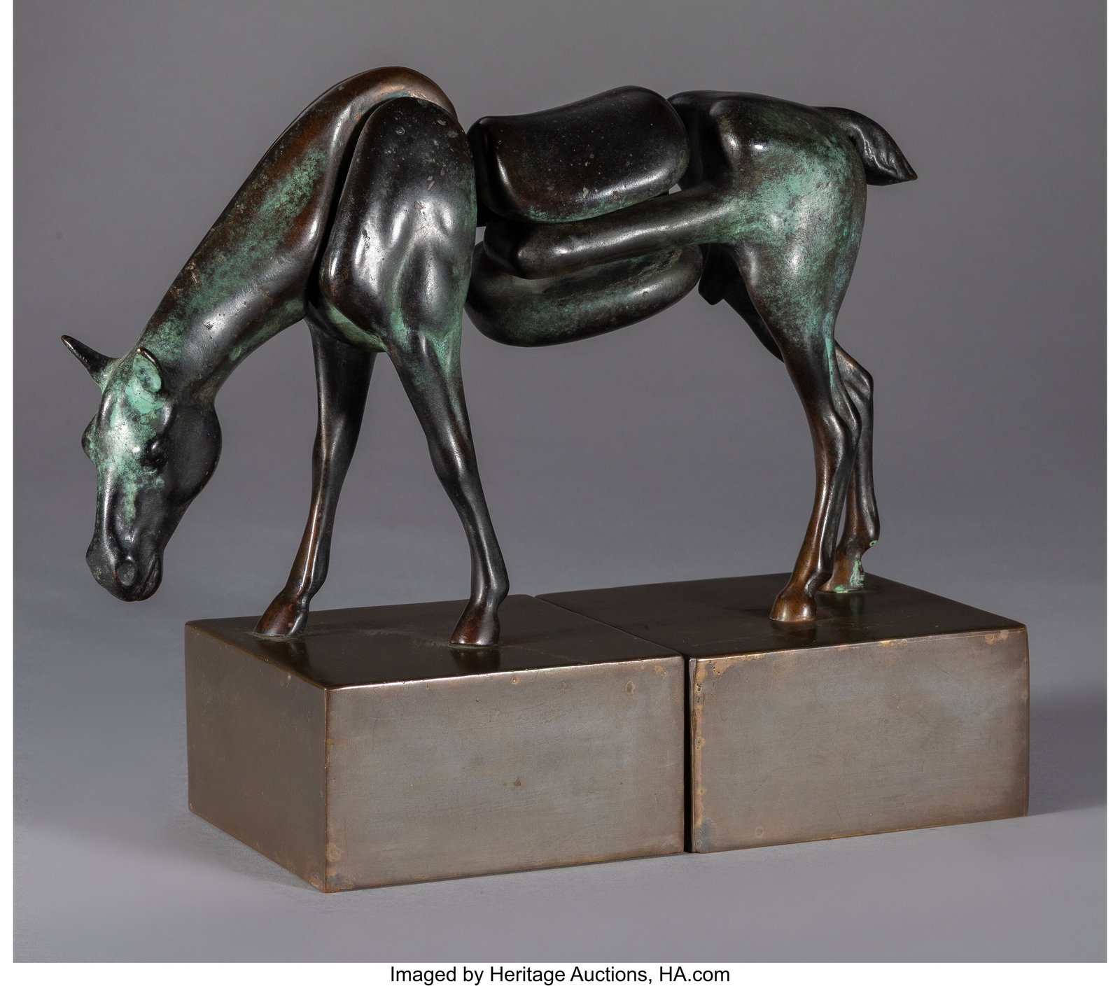 Francisco Barón Caballo Inglés, 1980 Patinate: Francisco Barón Caballo Inglés, 1980 Patinated bronze 13-1/2 inches (34.3 cm) Ed. 26/100 Marks: "CABALLO INGLÉS" Barón 26/10