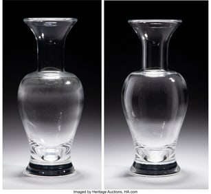 29067: Donald Pollard for Steuben Glass Works Two Cryst