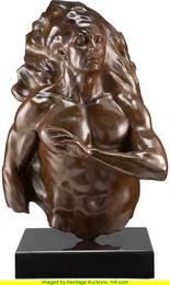 29010&colon; Frederick Hart  Adam&comma; Fragment&comma; 2005 Patinated b