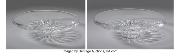 29070: Eric Hilton for Steuben Glass Works Two Sunflowe