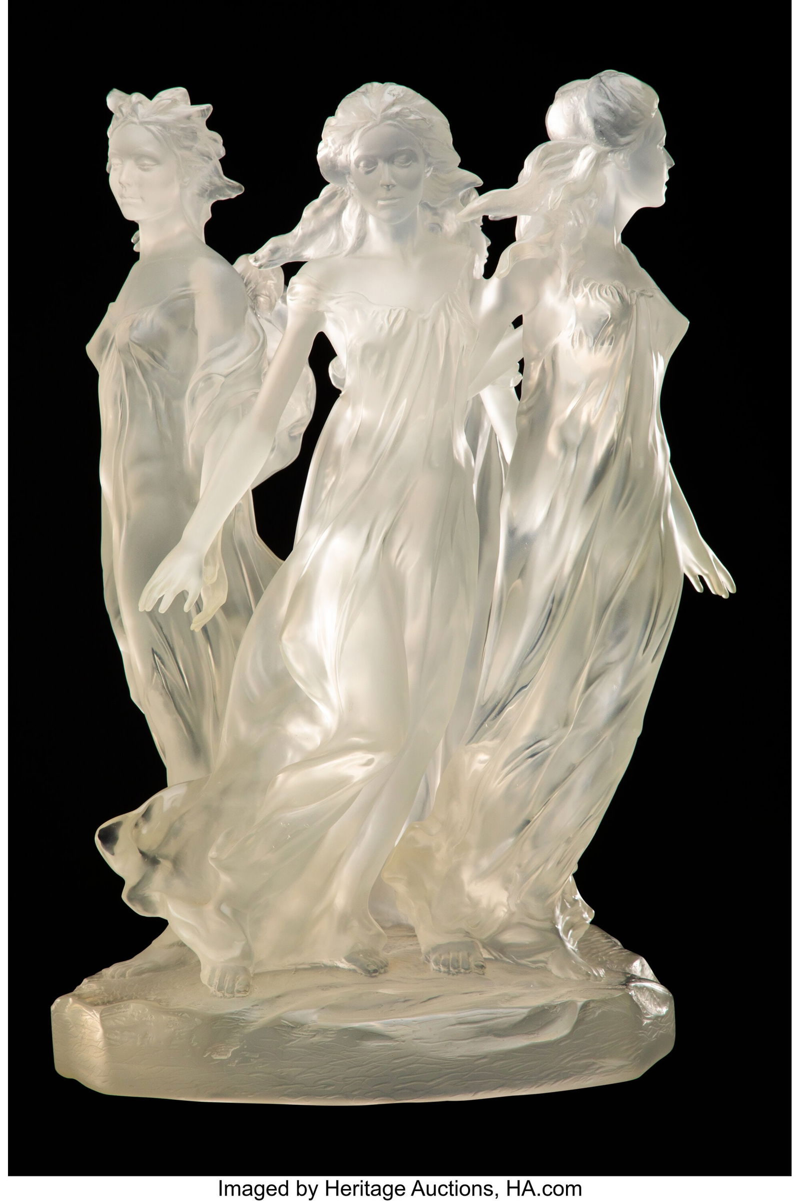 Frederick Hart Songs of Grace Acrylic 24 inches: Frederick Hart Songs of Grace Acrylic 24 inches (61.0 cm) (work) Ed. 103/150 Signed: Hart Inscribed: © 2000 F. Hart 103/150 C.A