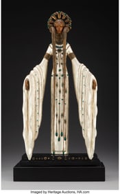 29040: Erté Byzantine, 1987 Cold painted and gilt bro