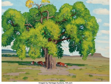 71036&colon; Fred Darge &lpar;American&comma; 1900-1978&rpar; The Cottonwoods