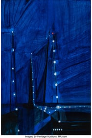71070&colon; George Grammer &lpar;American&comma; 1928-2019&rpar; Oil Derrick