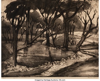 71083&colon; Blanche McVeigh &lpar;American&comma; 1895-1970&rpar; Pond Aquat