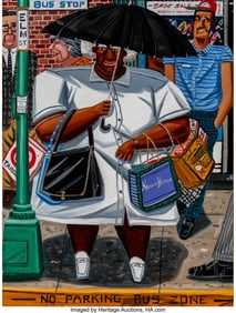 71061&colon; David Bates &lpar;American&comma; b&period; 1952&rpar; Bus Stop&comma; 1985 O