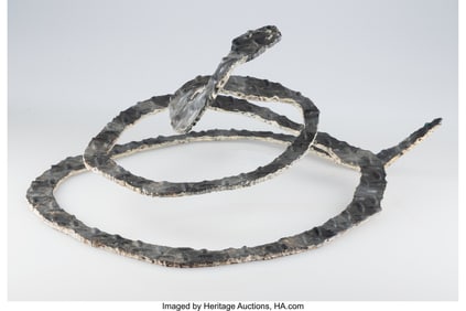 71062&colon; David Bates &lpar;American&comma; b&period; 1952&rpar; Snake&comma; 1984 Stee