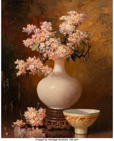 71119&colon; A&period;D&period; Greer &lpar;American&comma; 1904-1998&rpar; Dogwood in a Va