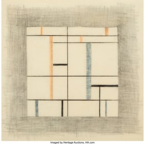 37002: Burgoyne Diller (1906-1965) Third Theme #416, ci