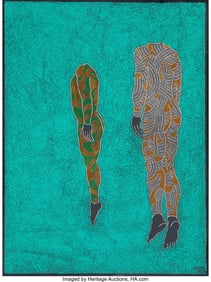 37089: Sthenjwa Luthuli (b. 1991) Untitled, 2018 Mixed