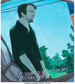 37092: Rebecca Ness (b. 1992) Sam filling up his Subaru