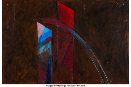 37014: Tom Holland (b. 1936) Laxo, 1978 Epoxy paint on