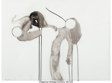37101: Ofri Cnaani (b. 1975) Two, 2006 Ink on mylar 24